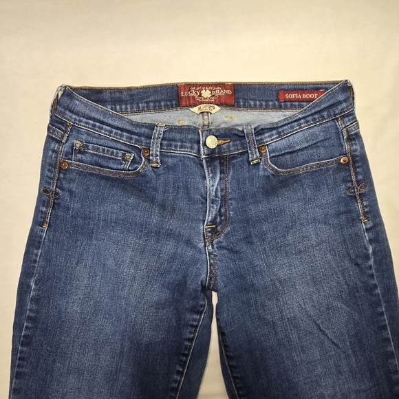 Lucky Brand "Sofia Boot" Bootcut Mid-rise Midwash Women's Jeans Size 8/29 - Picture 3 of 13